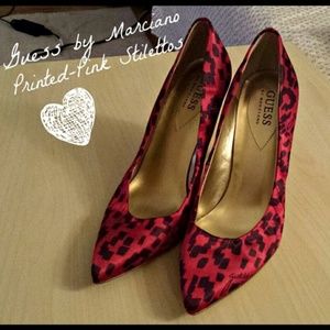 Guess by Marciano Halite2 Pink/Navy Heels